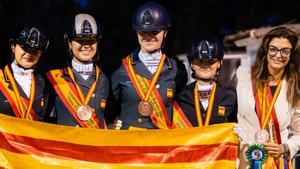 Catalunya es penja sis medalles al Campionat d’Espanya de menors de doma
