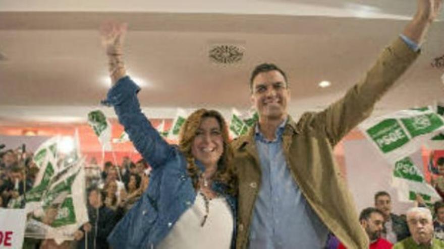 Sánchez y Díaz, juntos en precampaña