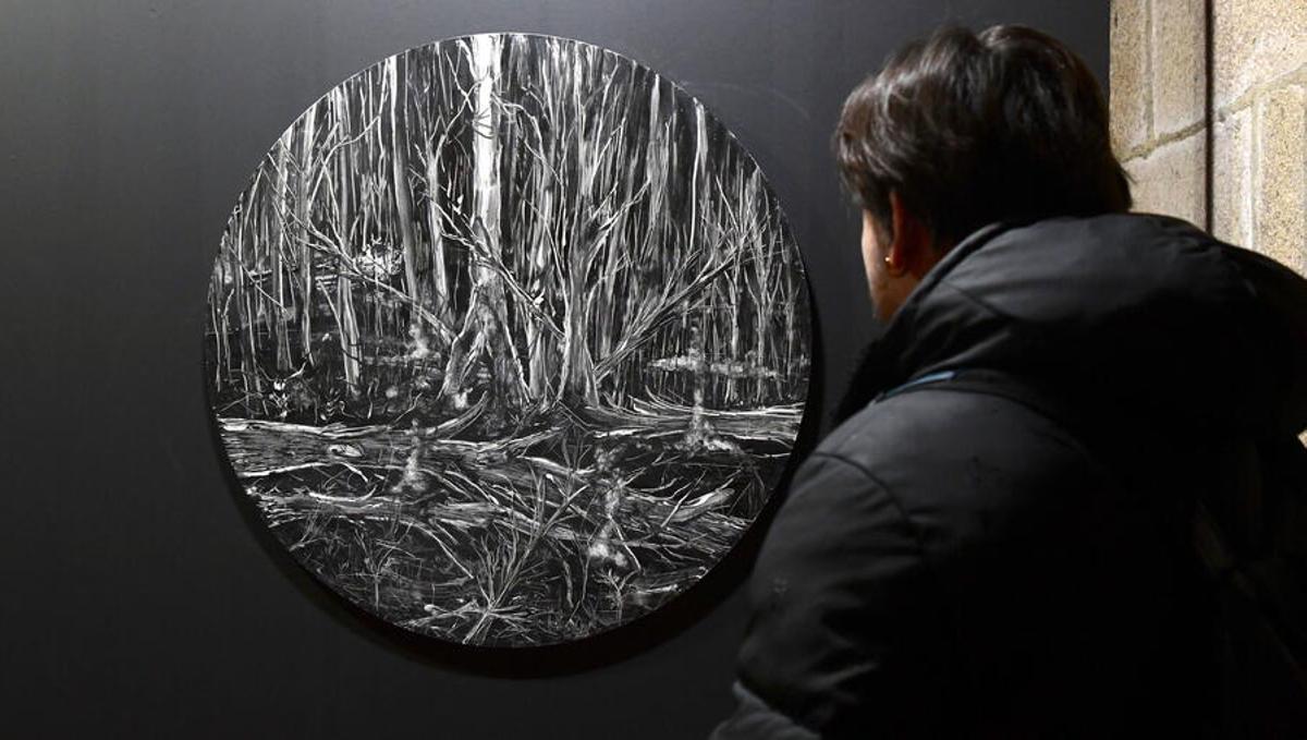 Una de las piezas de la exposición que se acaba de inaugurar en Santiago