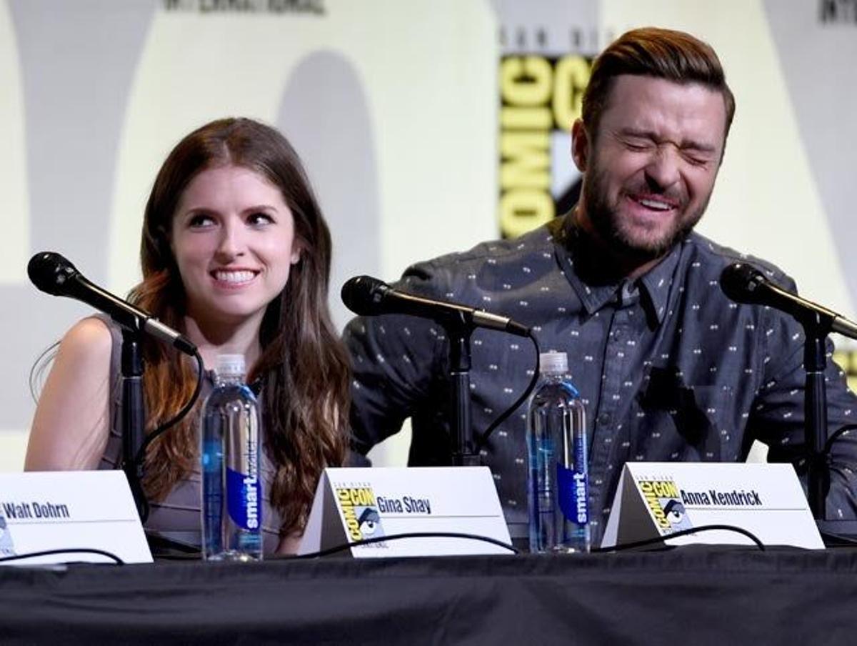 Anna Kendrick y Justin Timberlake, divertida rueda de prensa de Trolls en la Comic-Con de San Diego