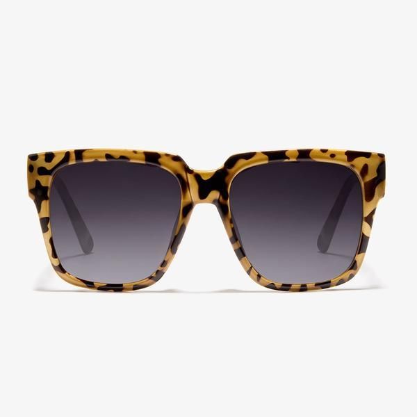 Gafas de sol cuadradas con montura animal print de D. Franklin