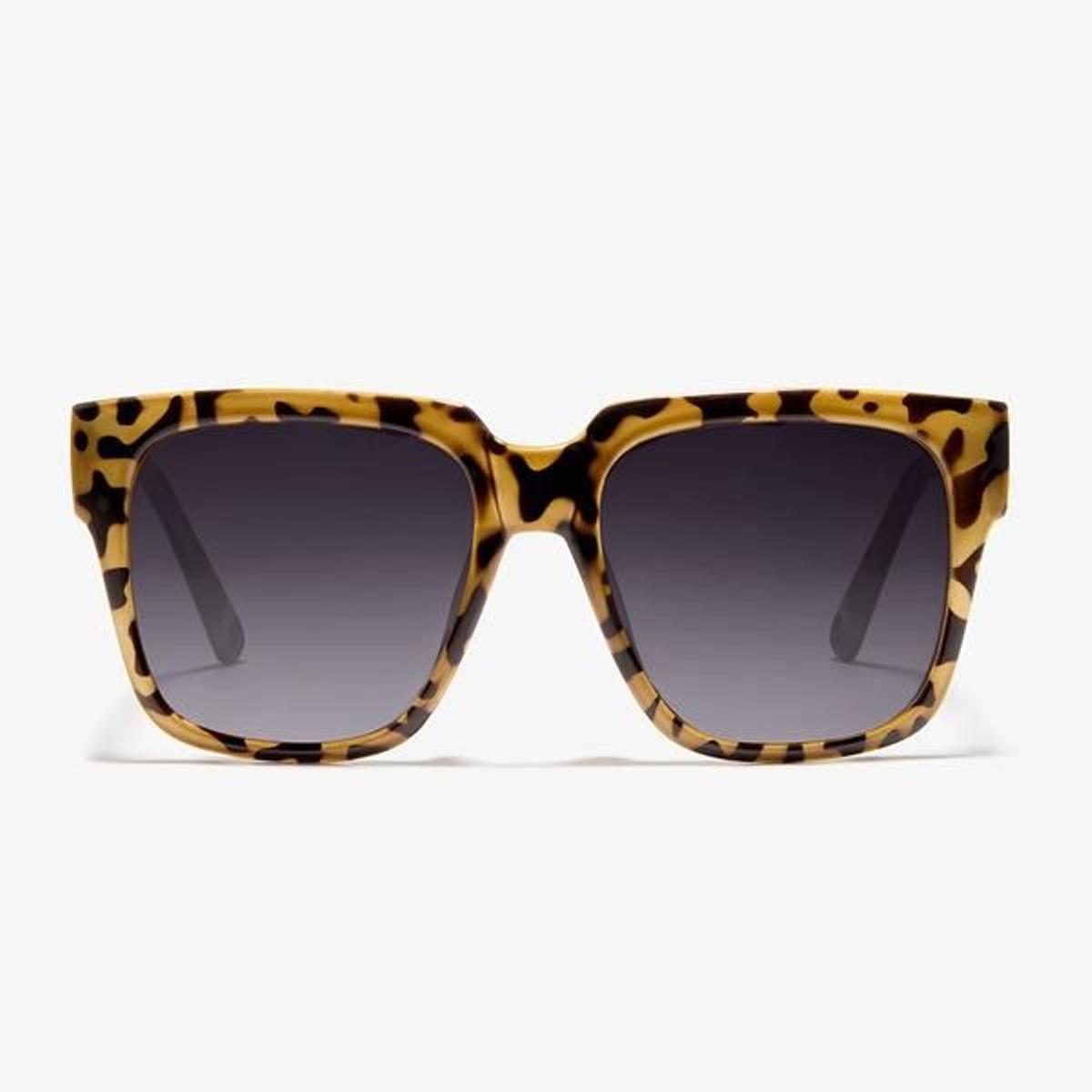 Gafas de sol cuadradas con montura animal print de D. Franklin