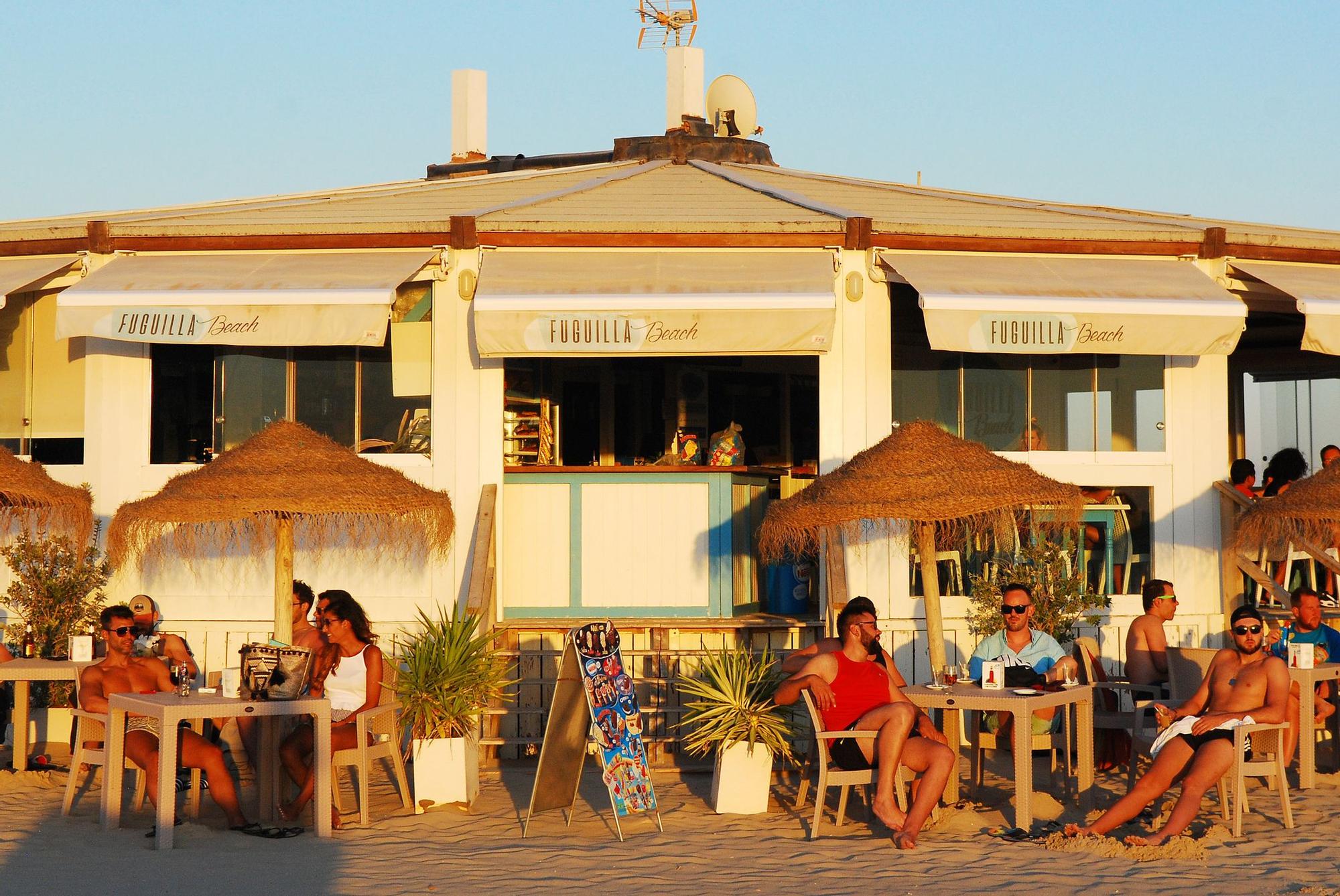 Los chiringuitos son tradicionales sobre todo en las playas andaluzas