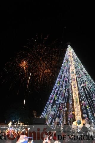 Encendido del Gran Árbol de Navidad de la Plaza Circular de Murcia