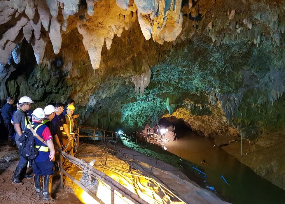 Las imágenes del rescate de los niños atrapados en Tailandia