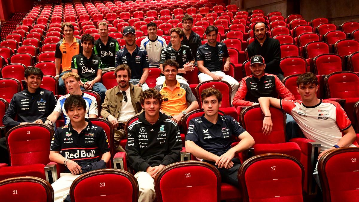 Los pilotos vieron en Mónaco y en primicia la película de Brad Pitt sobre la F1