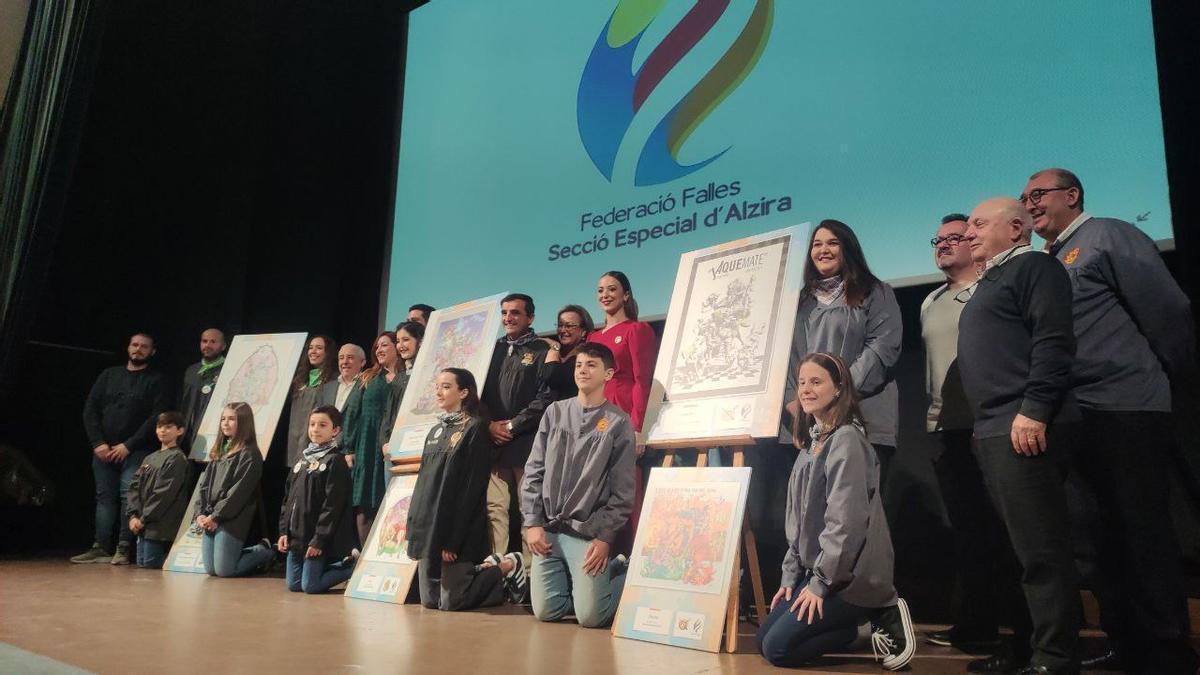 Las fallas de la Sección Especial de Alzira destapan sus cartas