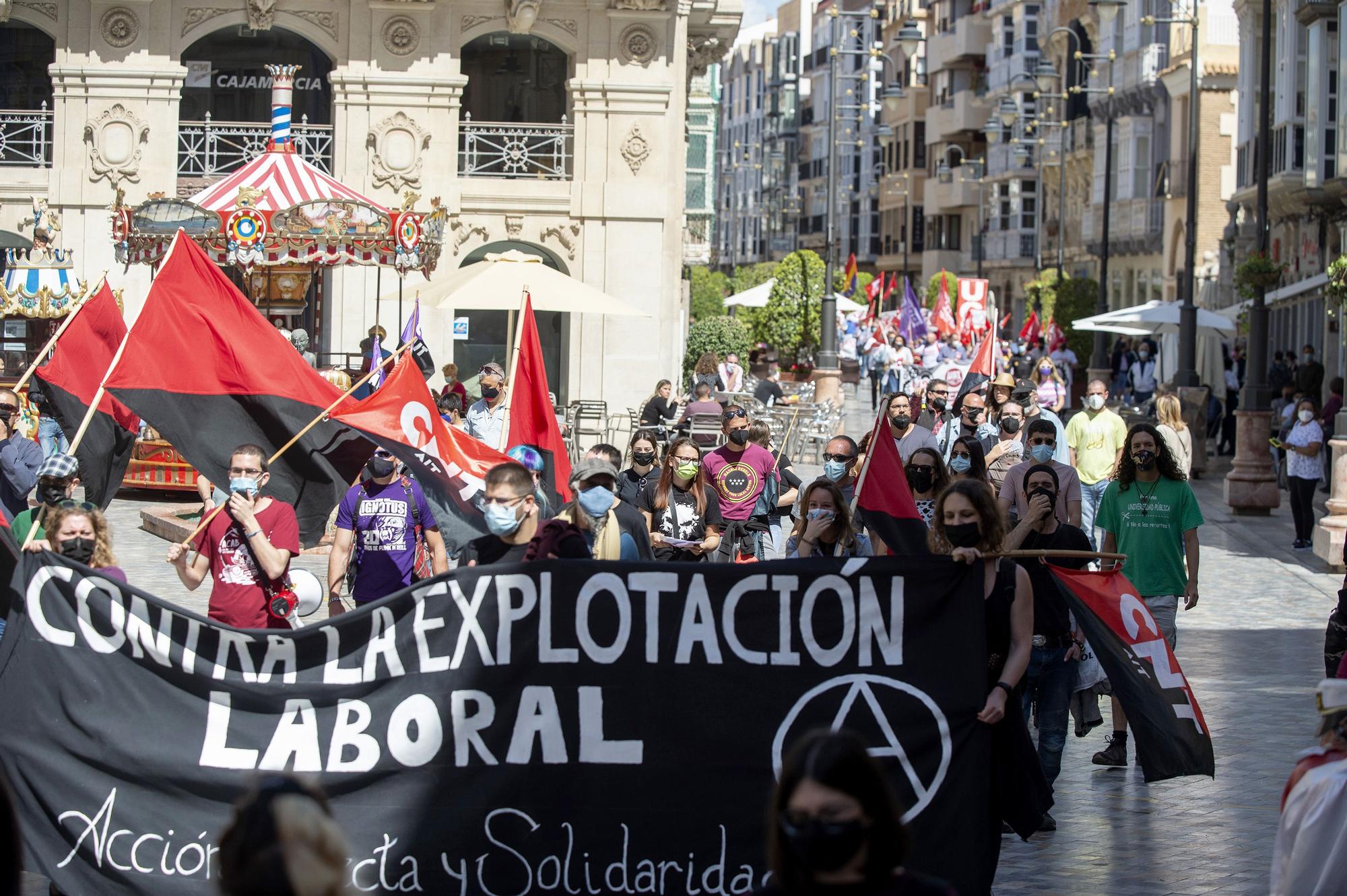 Manifestación del 1 de mayo en Cartagena