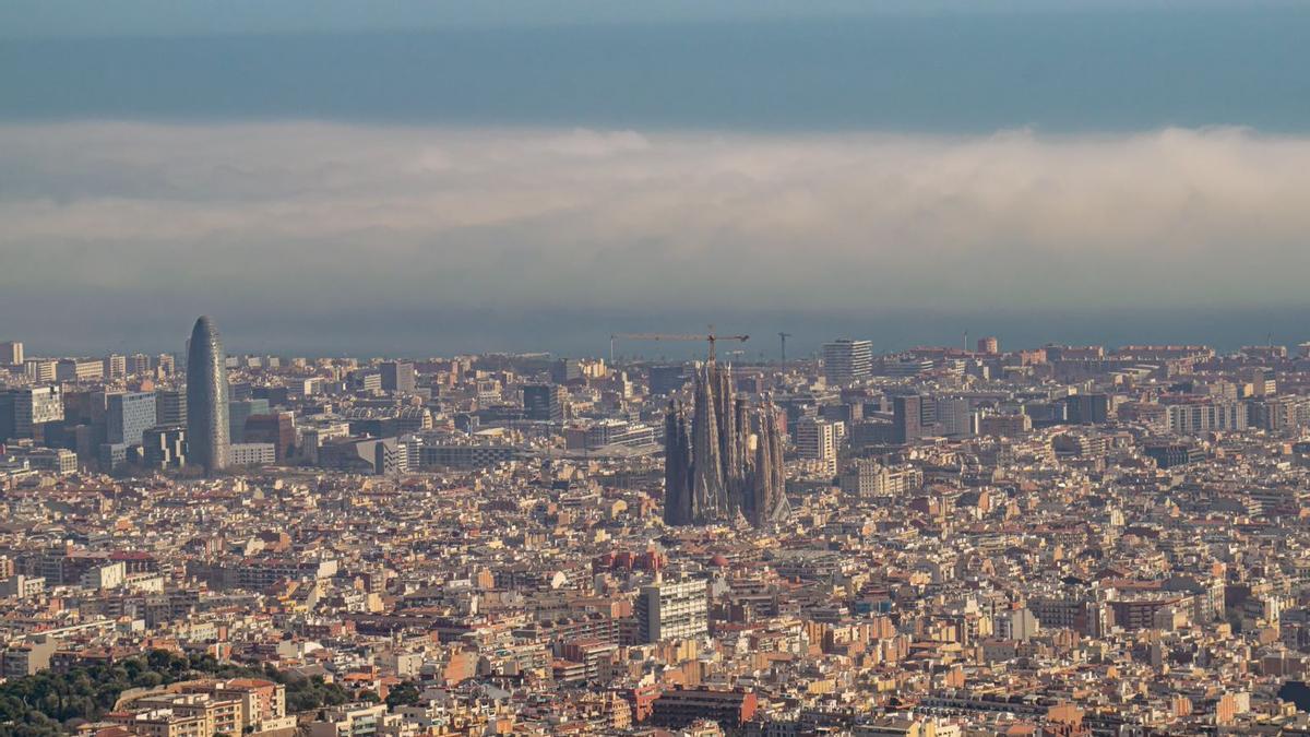 niebla sobre Barcelona