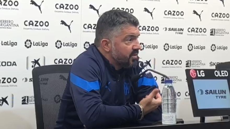 Gennaro Gattuso, en rueda de prensa