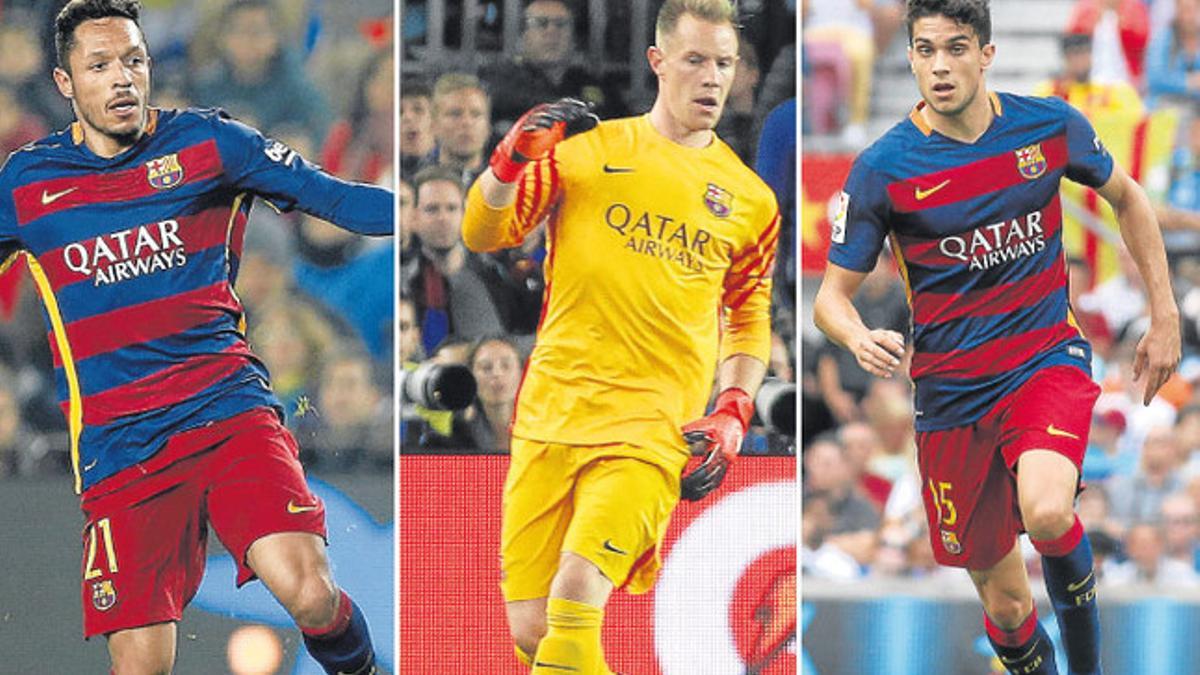 Ter Stegen, Bartra y Adriano, los candidatos