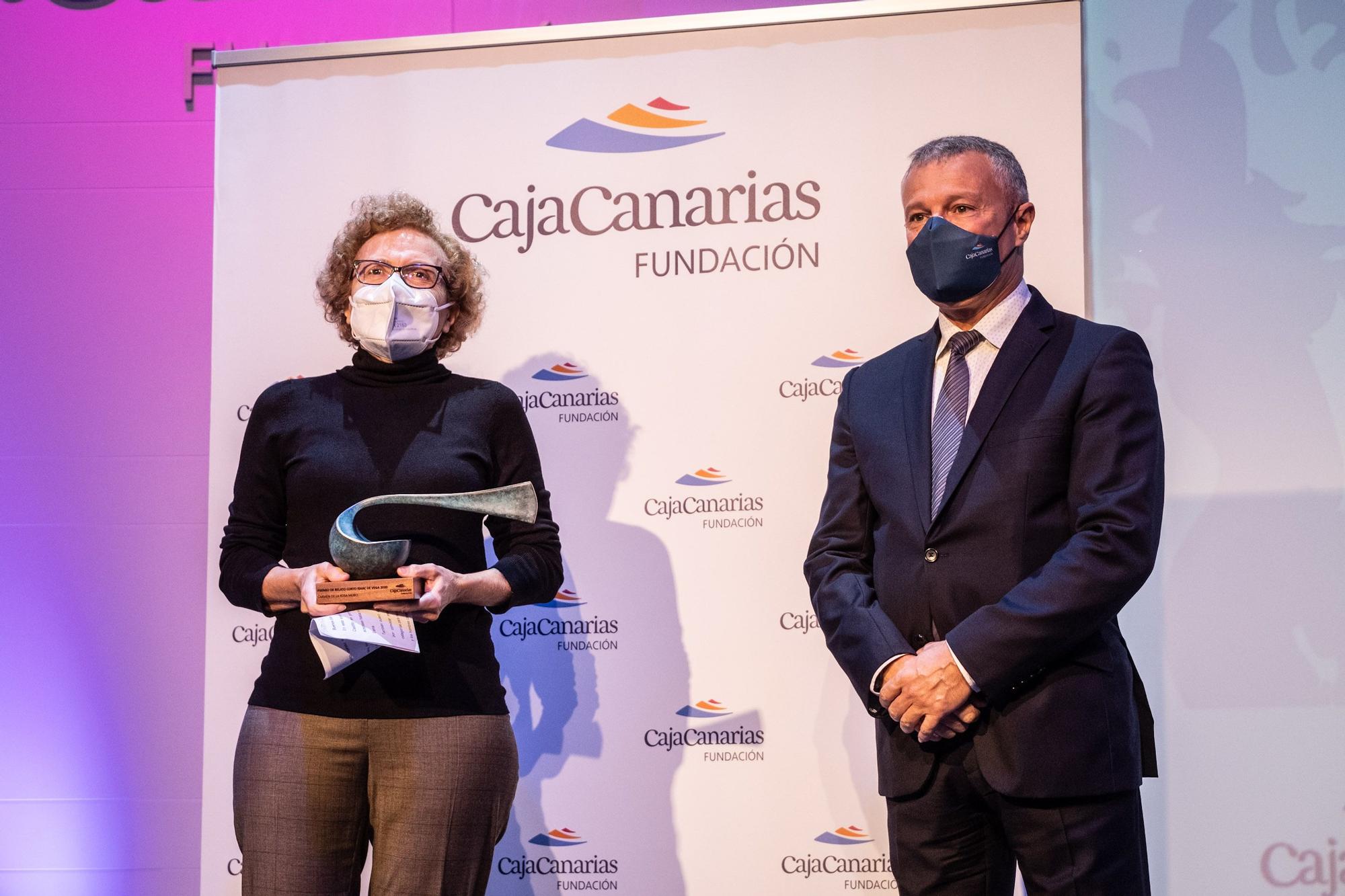 Entrega de los premios culturales de CajaCanarias 2020