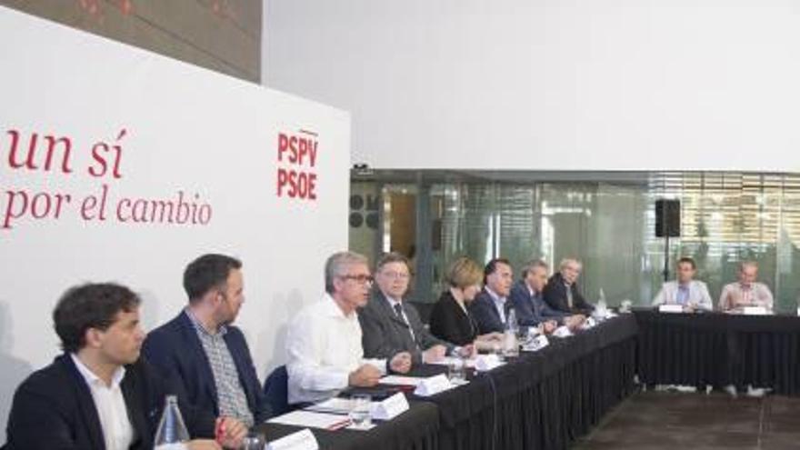 Acto del PSOE de ayer en Castelló.
