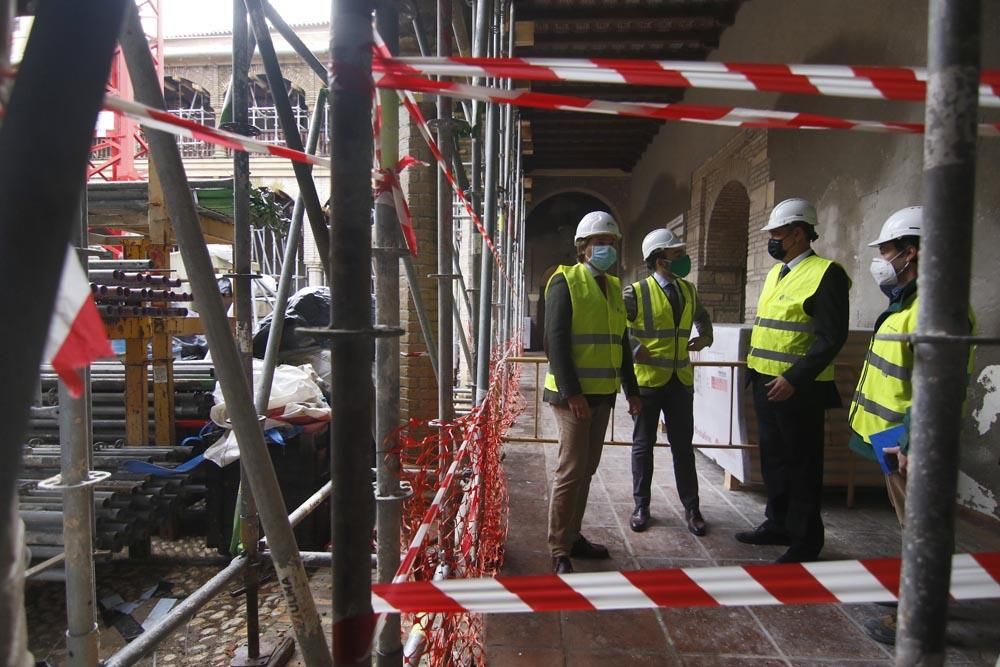 En imágenes, las obras del Palacio de Congresos de la calle Torrijos