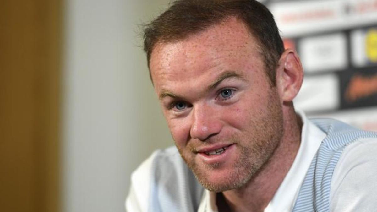Rooney, durante el anuncio de su retirada en 2018 de la selección inglesa