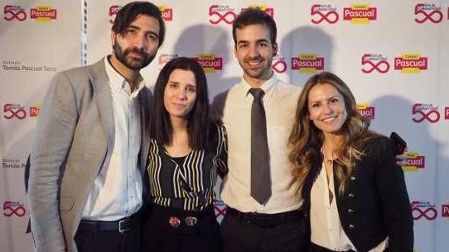 De izquierda a derecha, Antonio Pérez, Mireia Badia, Guillermo Martínez y Sara de Andrés.