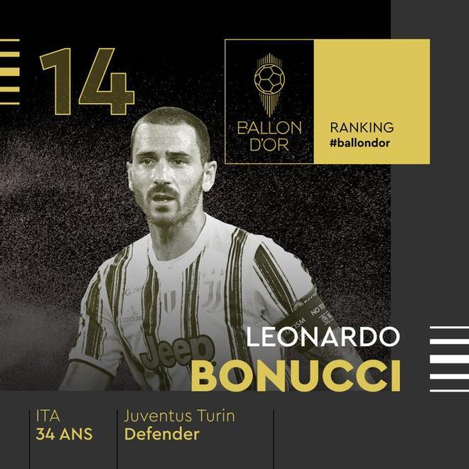 14 - Leonardo Bonucci (Balón de Oro)