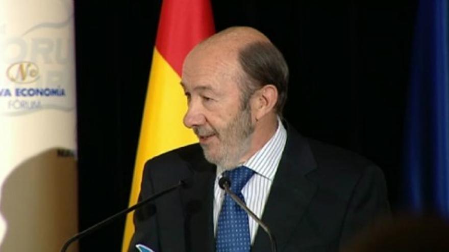 Rubalcaba: "Los nuevos hablan un lenguaje muy viejo"