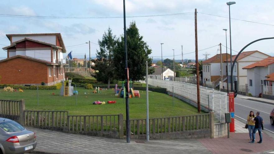 La escuela infantil de Llanera, ayer.