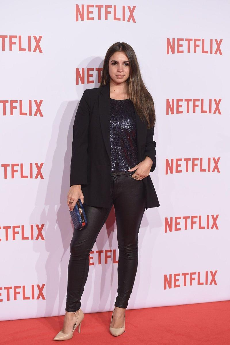 Elena Furiase en el estreno del canal Netflix