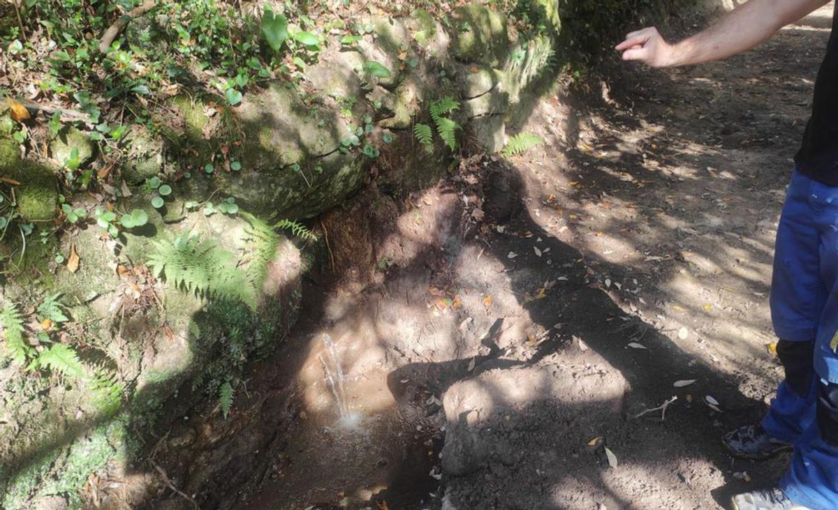 La fuente, ya descubierta y plenamente visible. | F.G.S.