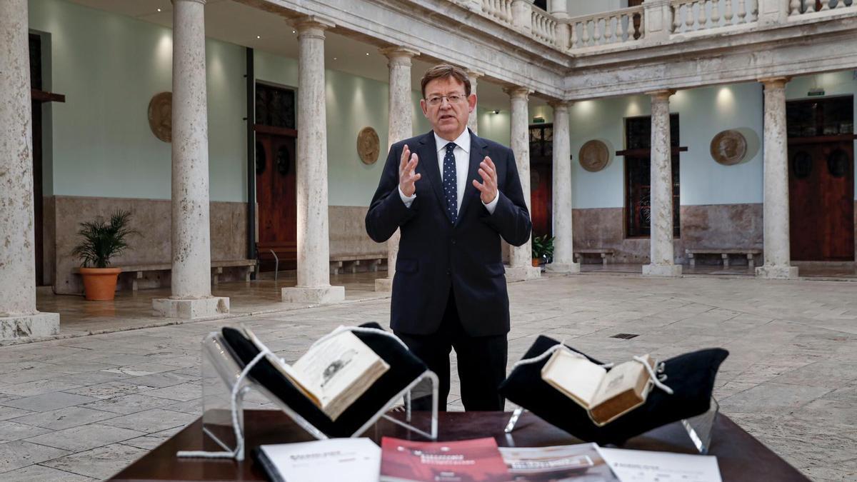 Ximo Puig durante su discurso