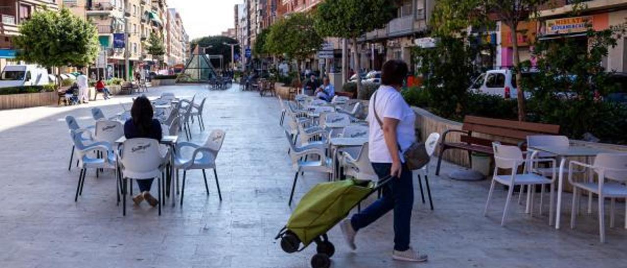 Terraza de un local hostelero en Mislata. | A.M.