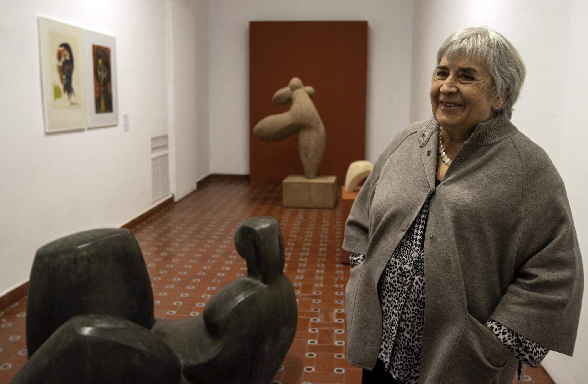 Elena Laverón, en la exposición