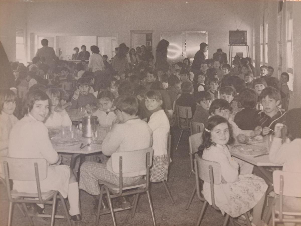 Una de las fotos de la espoxición del CPI O Cruce de Cerceda por su 50 aniversario.