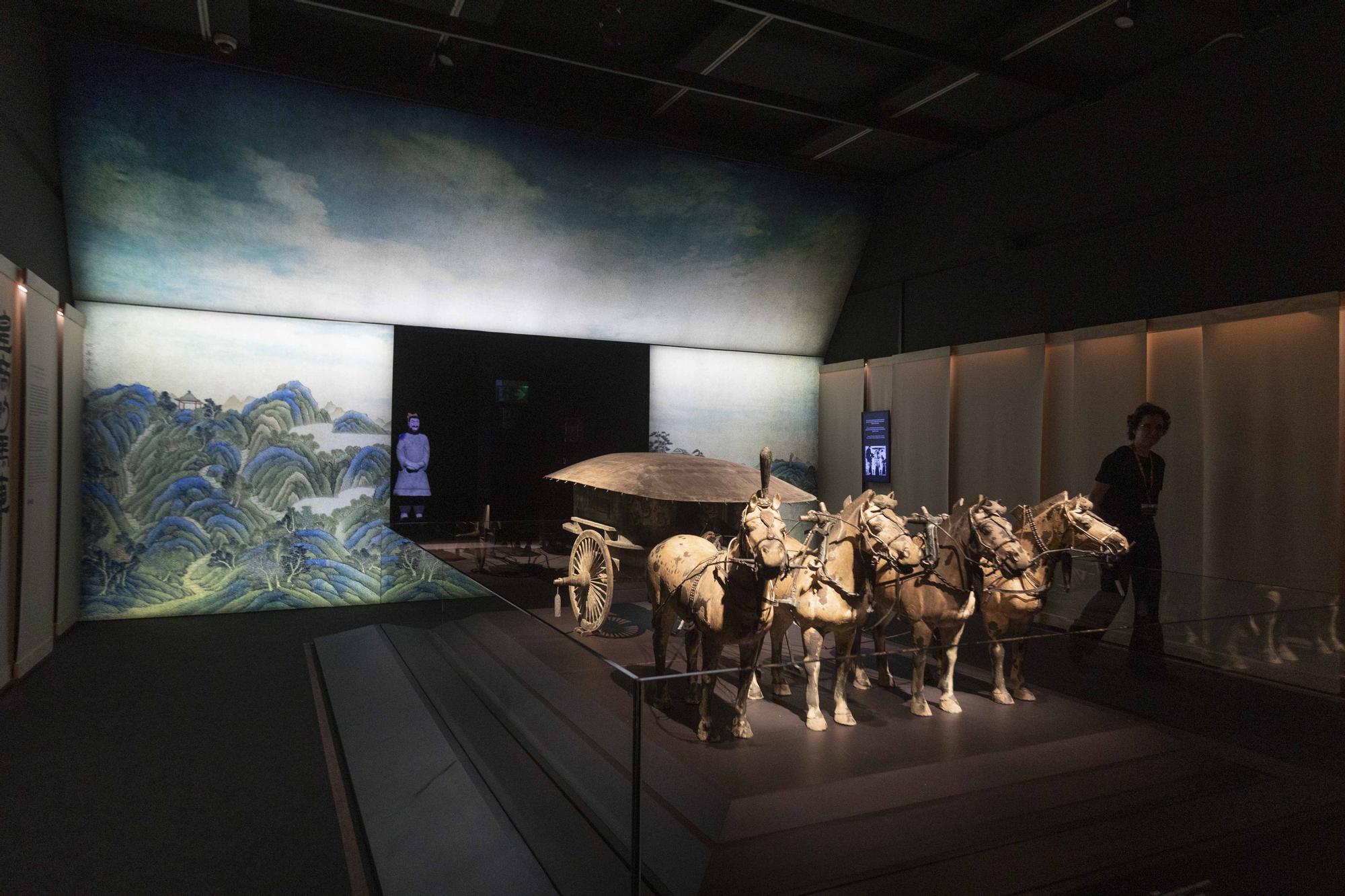 La inauguración de la exposición El legado de las dinastías Qin y Han. Los guerreros de Xian