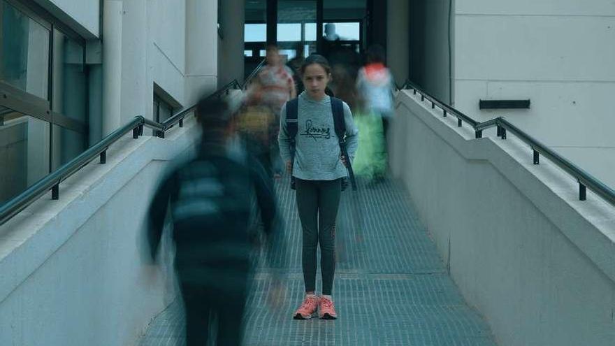 Fotograma del cortometraje que realizó el alumnado del colegio Castro Baxoi.