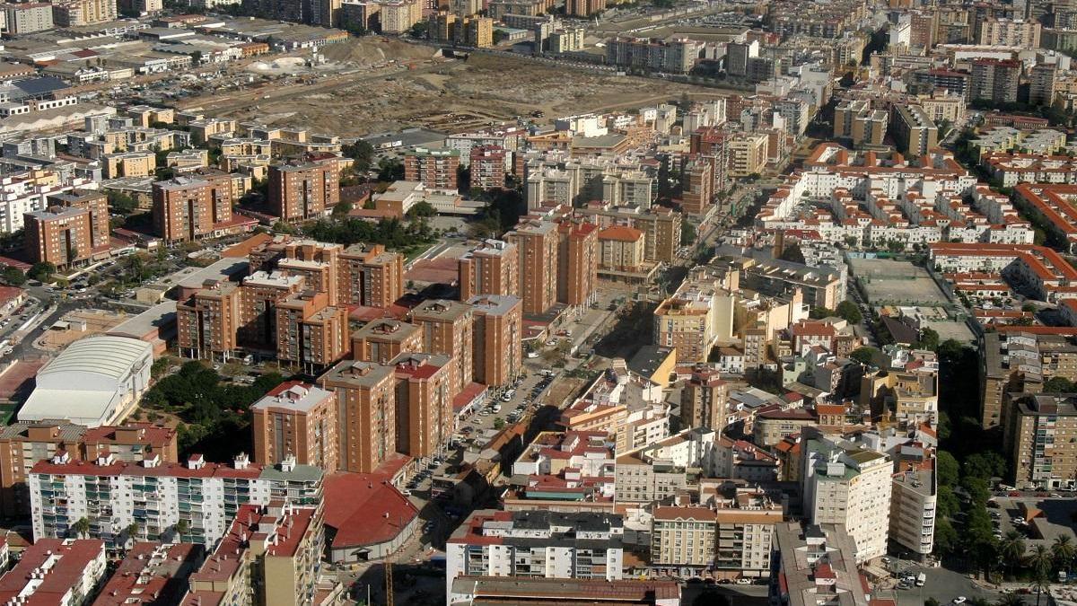 Imagen aérea de la Carretera de Cádiz.