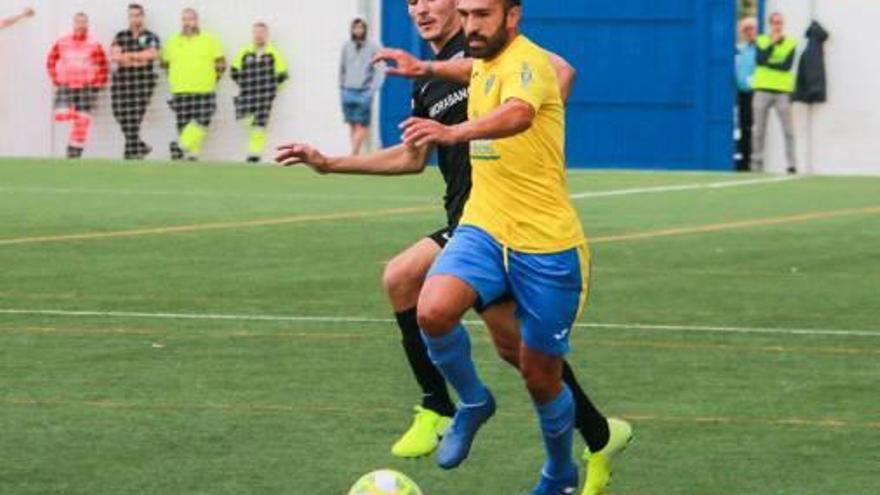 Rodri, durante el partido del pasado domingo ante el Andorra.