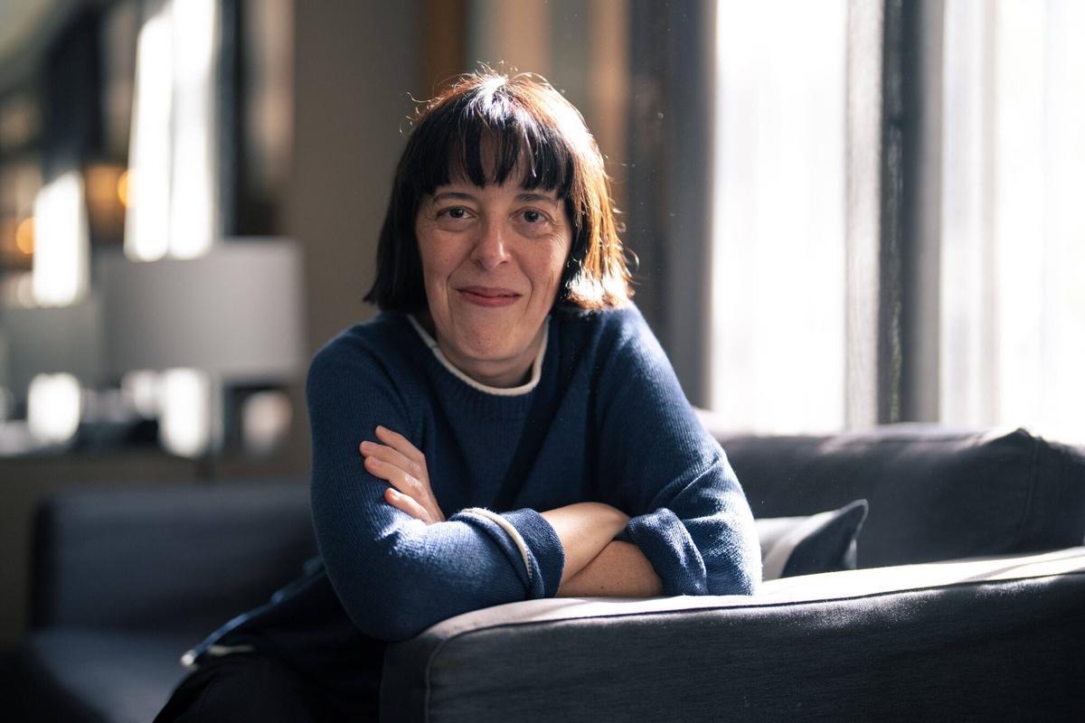 La escritora Pilar Adón en Barcelona.
