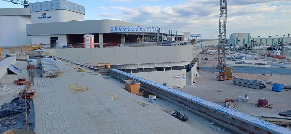 Mirador a la bahía de la nueva zona de ocio