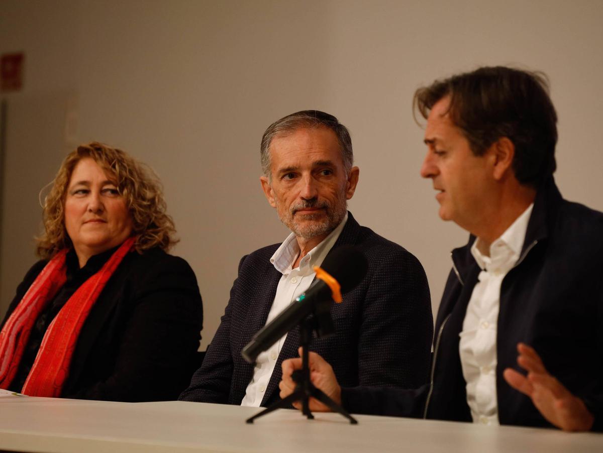 Inmaculada Martínez, Francisco Bartual y Alejandro Bermejo.