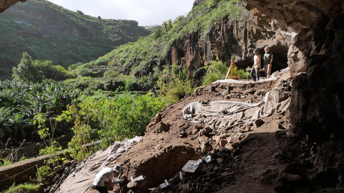 Cueva de El Tendal, en La Palma.