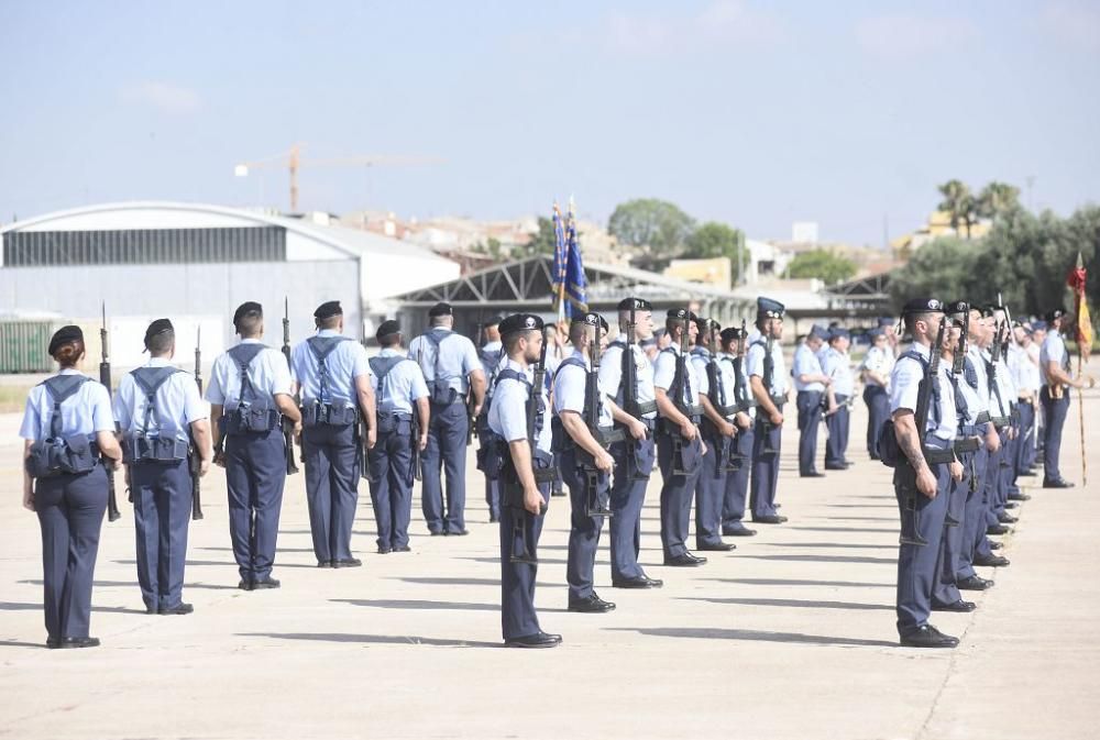 Acto de relevo de mando de la Base Aérea de Alcantarilla