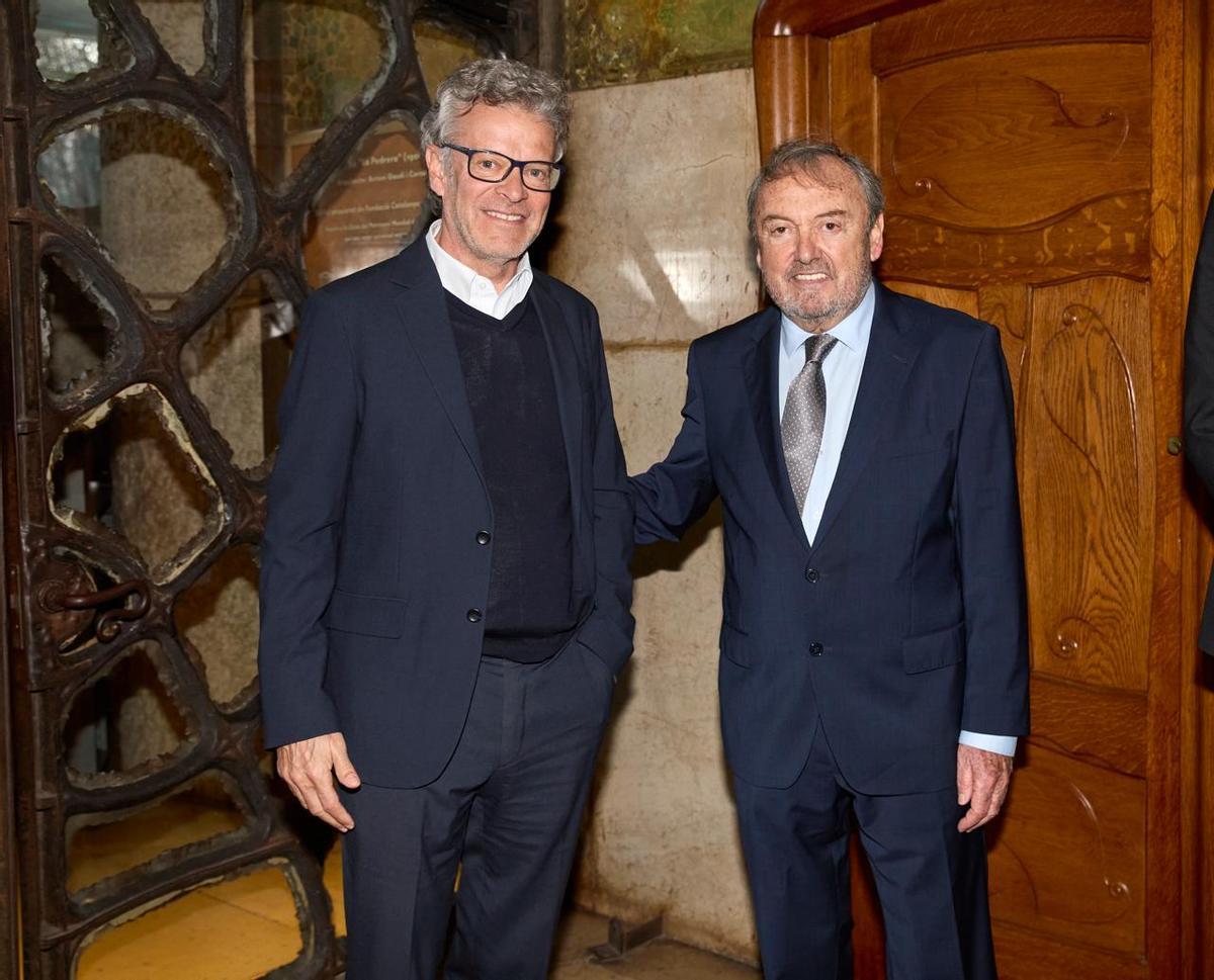 Joan Vehils, director de Sport con Josep Mateu, presidente del RACC