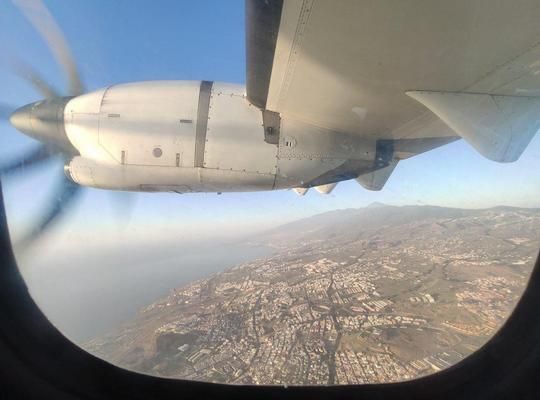 La calima tapona el cielo de Canarias