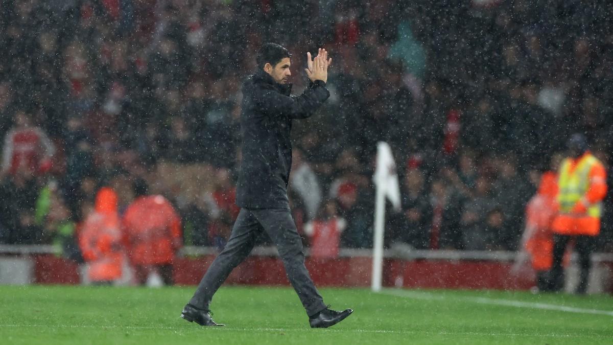 Arteta, en la victoria contra el PSV en Champions Arteta, en la victoria contra el PSV en Champions