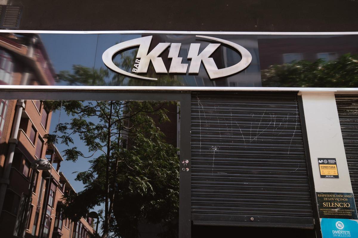 Discoteca KLK, con orden de cierre del Ayuntamiento de Madrid, en el distrito de Tetuán.