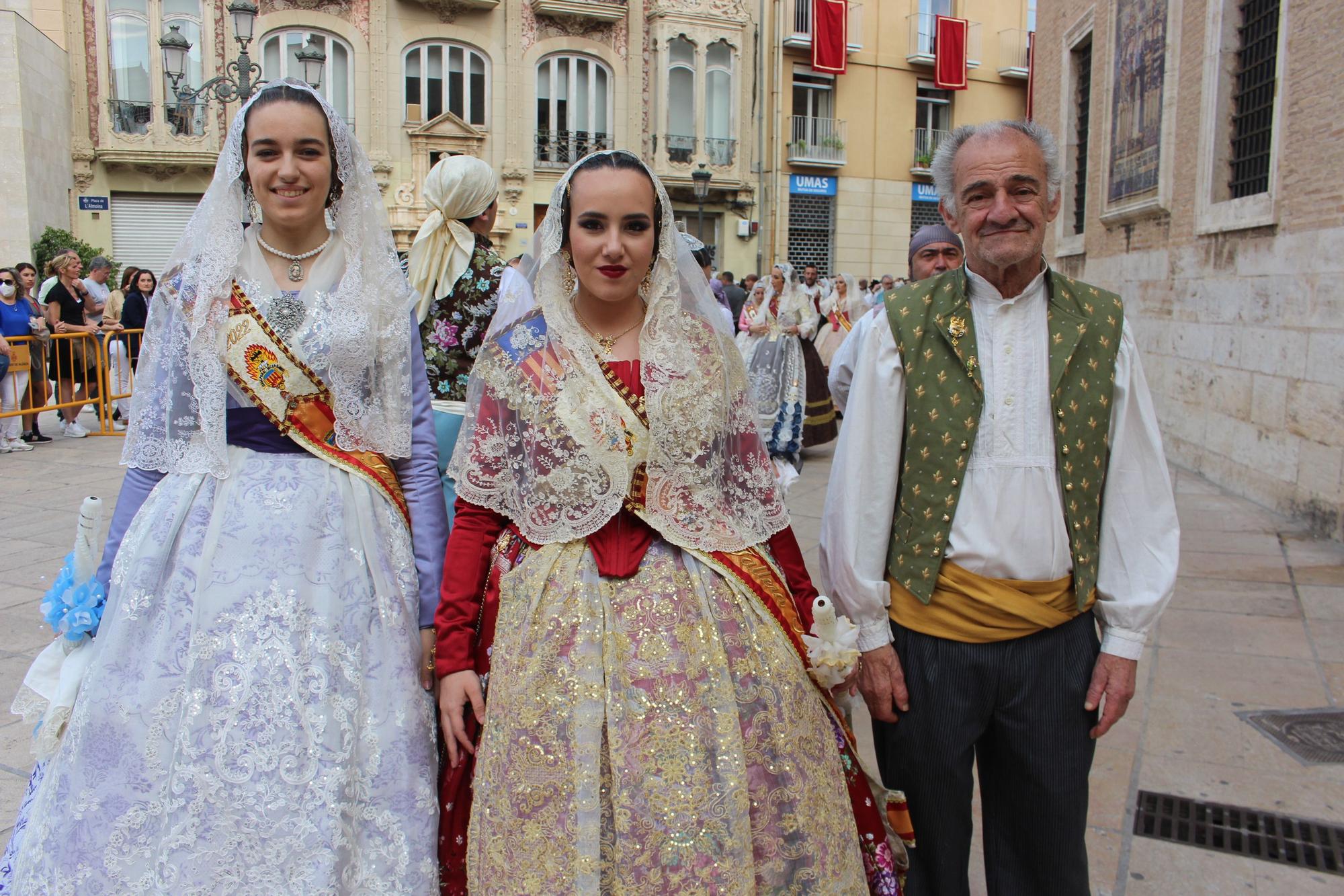 La fuerza de las Fallas en la Procesión de la Virgen (II)