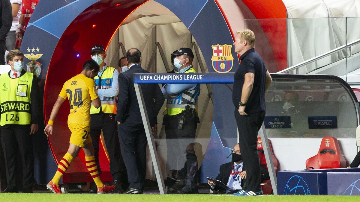 Ronald Koeman, en el Estadio Da Luz