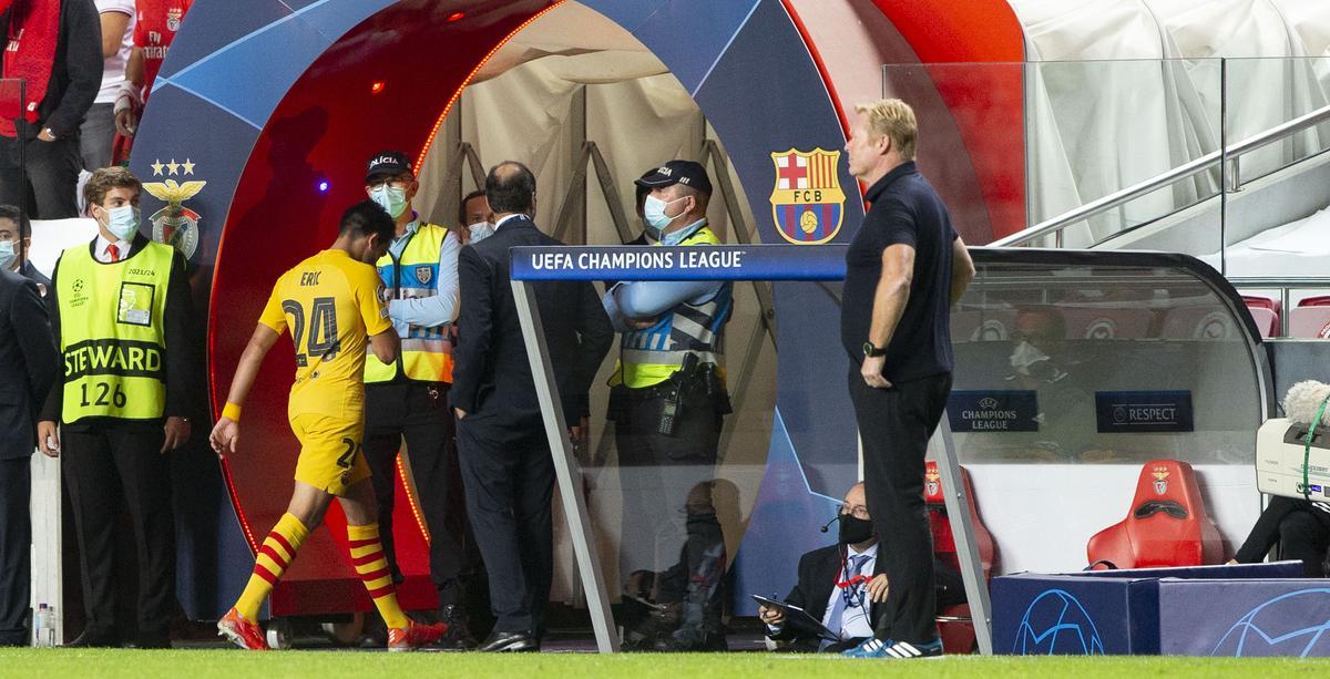 Ronald Koeman, en el Estadio Da Luz