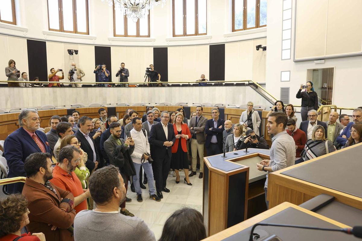 Brindis navideño de la Diputación de Alicante