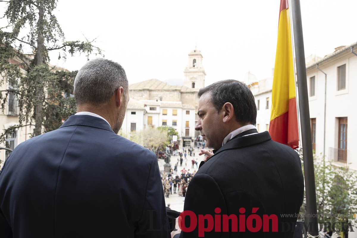 Las Fiestas de Yecla y peregrinos de Lorca llegan a Caravaca