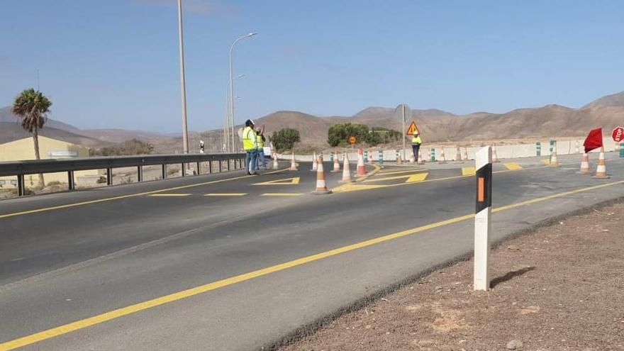 Abierta al tráfico la rotonda desde  los pueblos del norte hacia Juan de Bethencourt