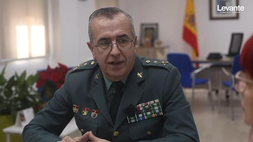 Entrevista al general de la Guardia Civil José Antonio Fernández de Luz, jefe de la VI Zona de València