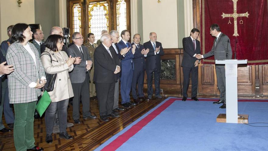 Acto institucional del Día de la Constitución en la Junta General del Principado de Asturias